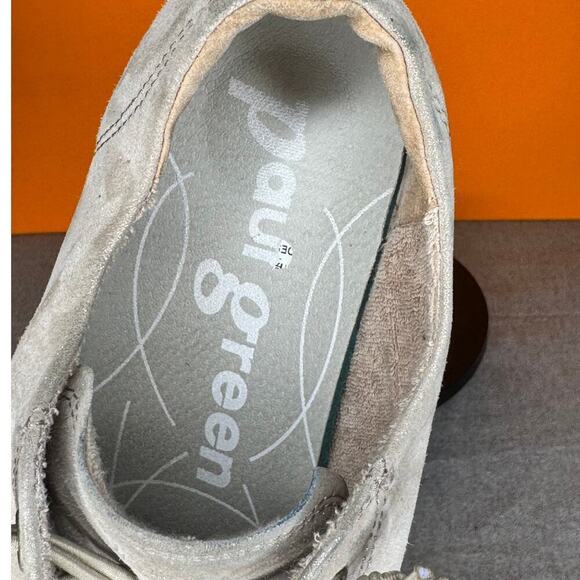 Paul‎ Green Hadley Sneaker No Tie Slip On Grey Glitter Metallic AU 7.5 US 10 - Picture 6 of 8